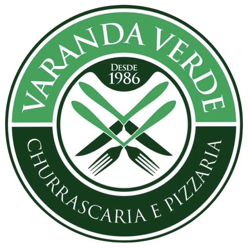 Logotipo da Churrascaria e Pizzaria Varanda Verde, desde 1986